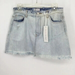 Urban Bliss Youth Girl’s Distressed Denim Jean Skirt NWT